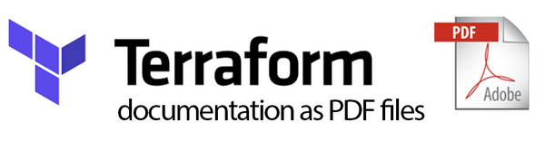 Terraform documentation as PDF files
